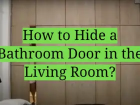 How to Hide a Bathroom Door in the Living Room?