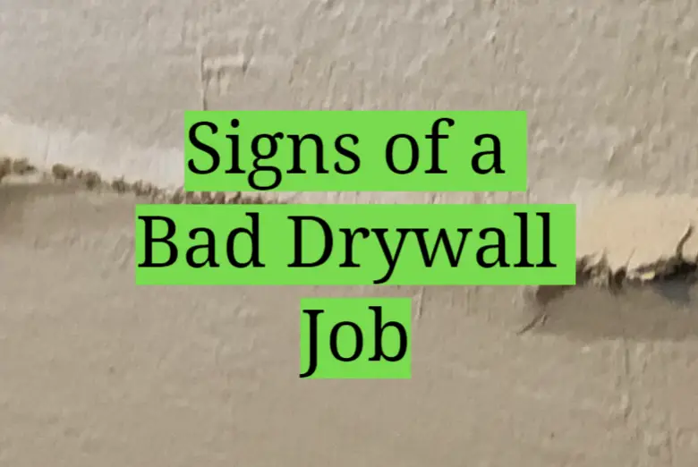 Signs Of A Bad Drywall Job HomeProfy