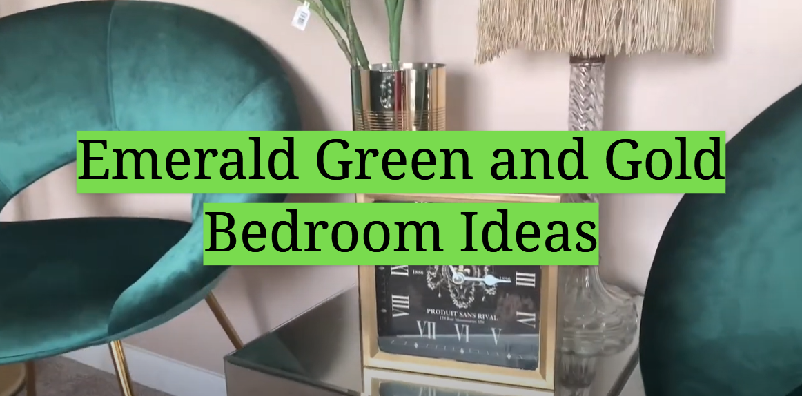 Emerald Green and Gold Bedroom Ideas