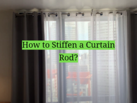 How to Stiffen a Curtain Rod?