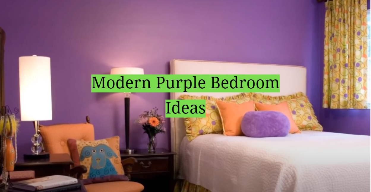 Modern Purple Bedroom Ideas