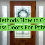 6 Methods How to Cover Glass Doors For Privacy