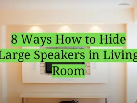 How to Hide Large Speakers in Living Room? 8 Simple Methods