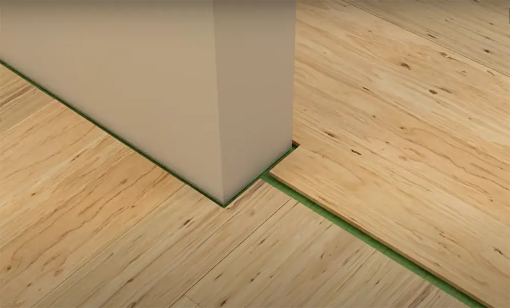 Poorly installed flooring