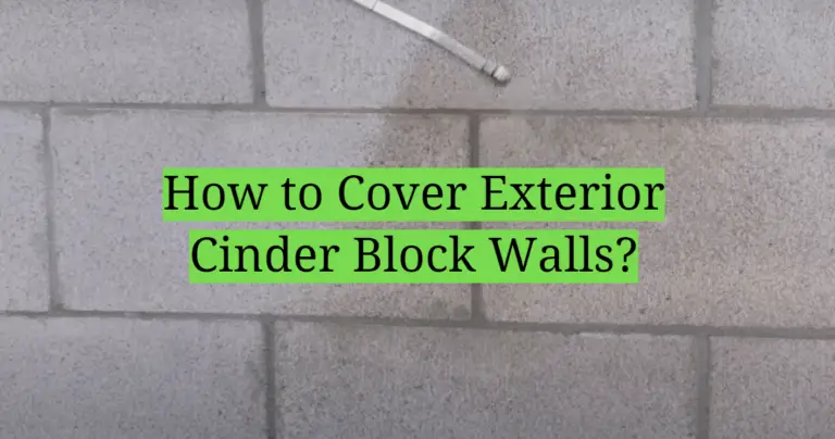 How to Cover Exterior Cinder Block Walls? - HomeProfy