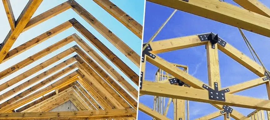 What’s The Difference Between Rafters And Trusses