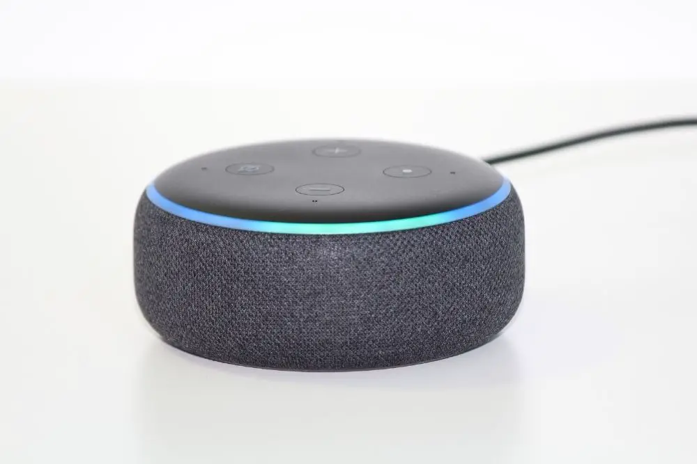 Alexa Echo Dot Spinning Blue