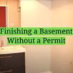 Finishing a Basement Without a Permit