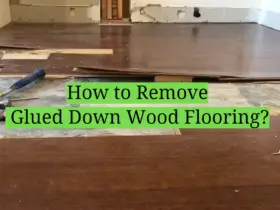 How to Remove Glued Down Wood Flooring?