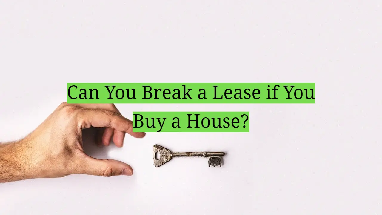 Can You Break a Lease if You Buy a House?