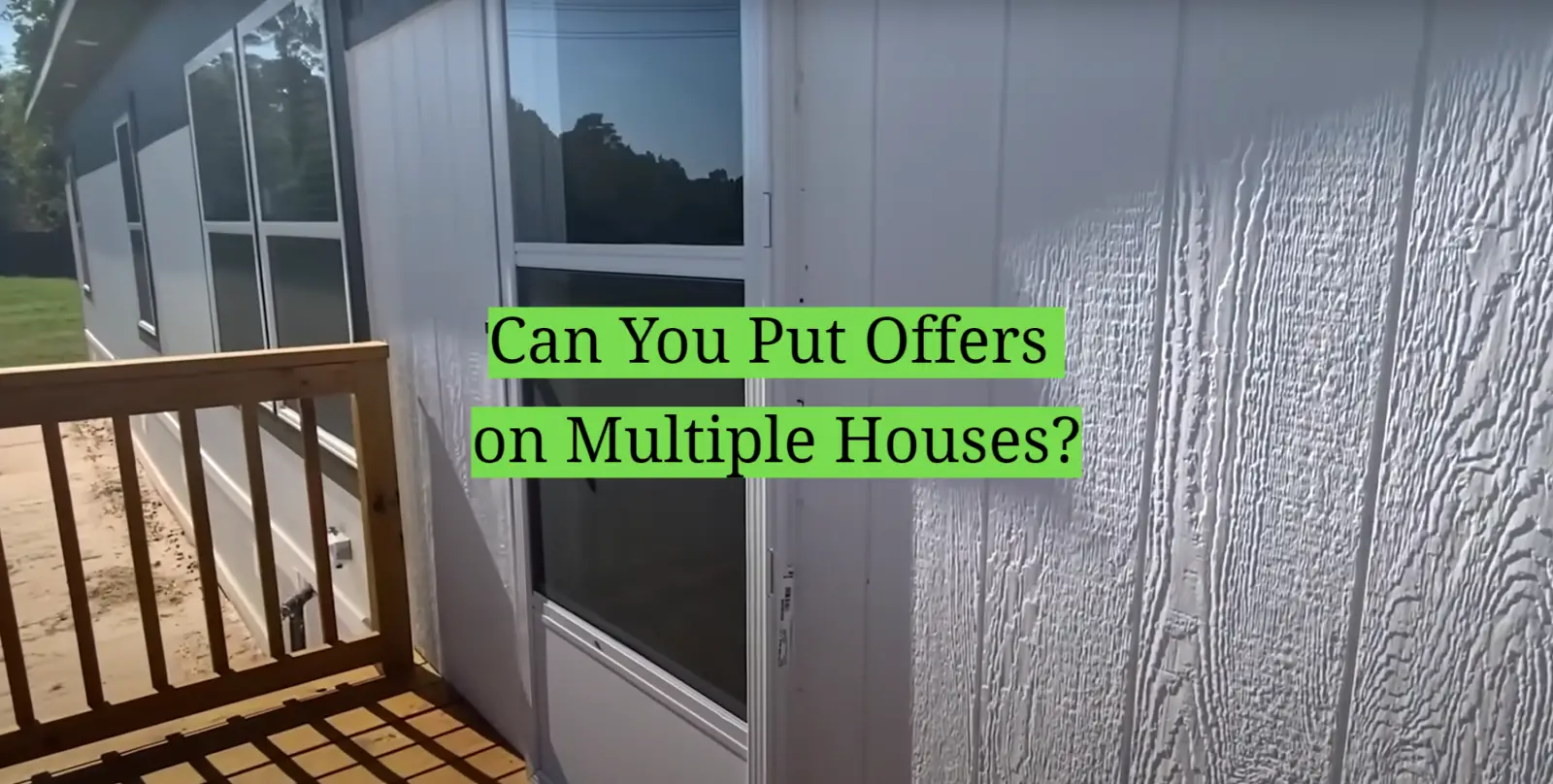 Can You Put Offers on Multiple Houses?