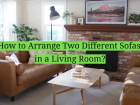 How to Arrange Two Different Sofas in a Living Room?