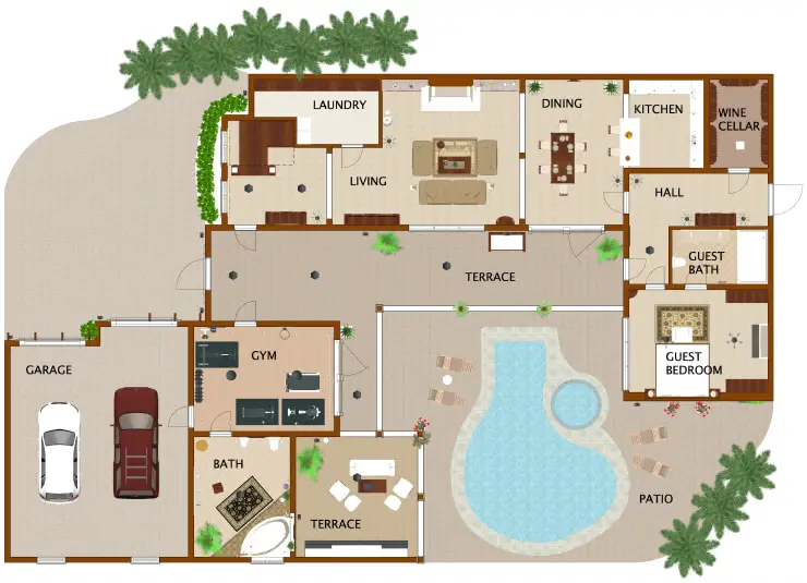 Layout of the House