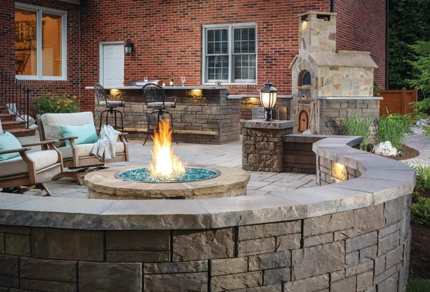 Never use a fire pit near potential fire hazards