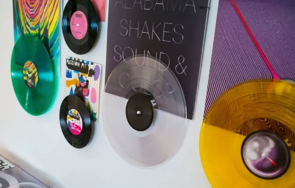 How to Hang Records On a Wall Without Nails