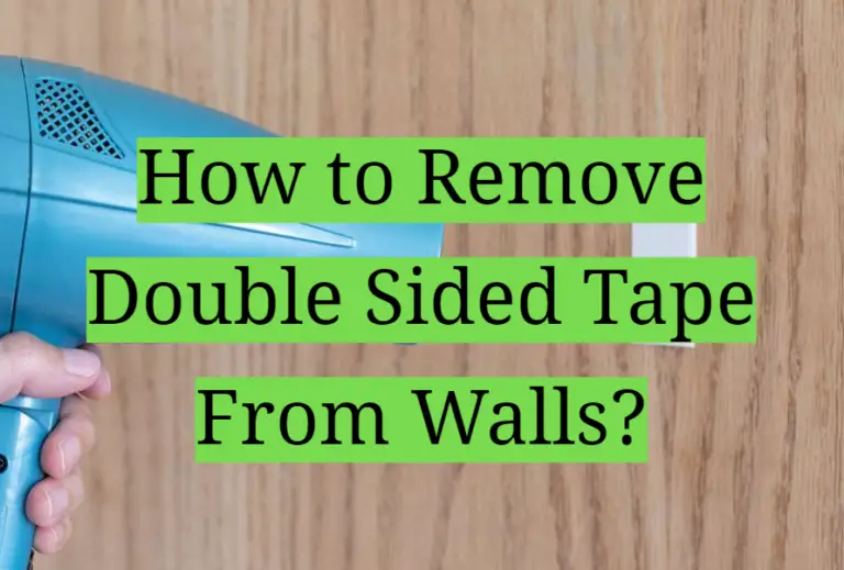 How to remove double sided tape from wall No wall damage HomeProfy