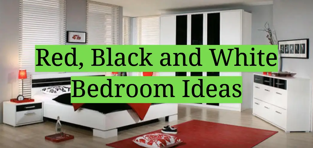 Red, Black and White Bedroom Ideas