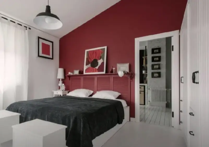 Use Red As A Backdrop For Decorative Artifacts And Prints