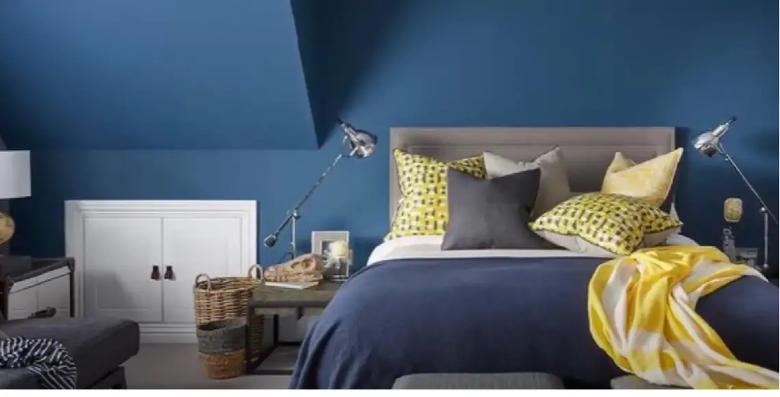Navy Blue and Gray Bedroom Ideas HomeProfy