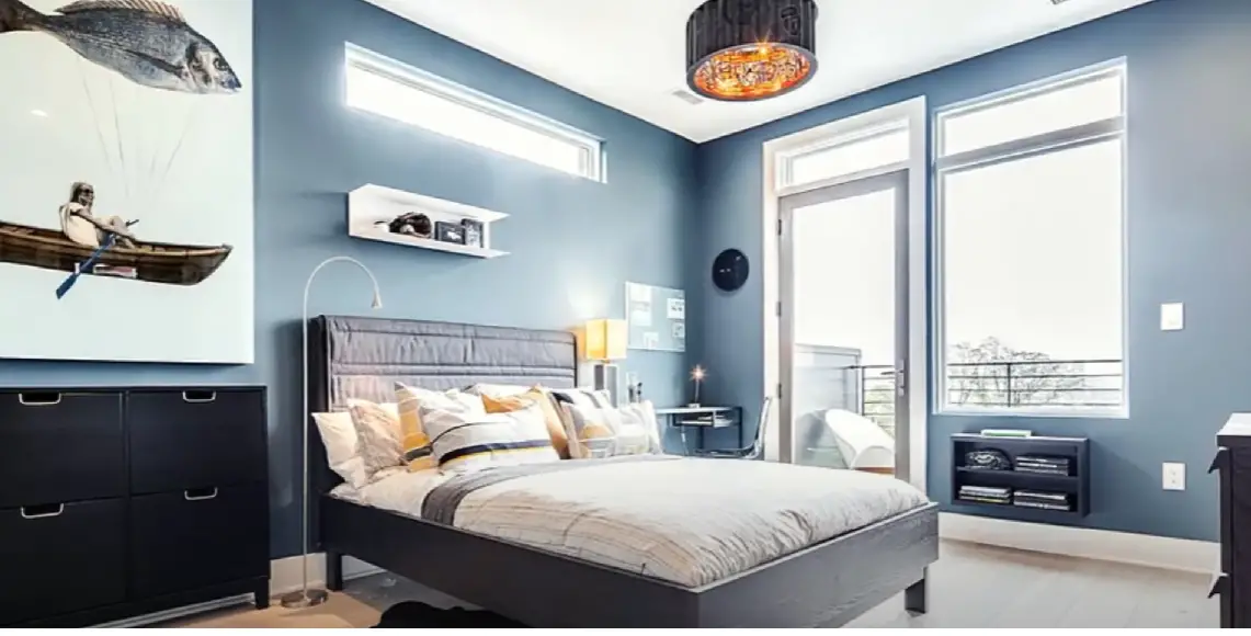 Navy Blue and Gray Bedroom Ideas - HomeProfy