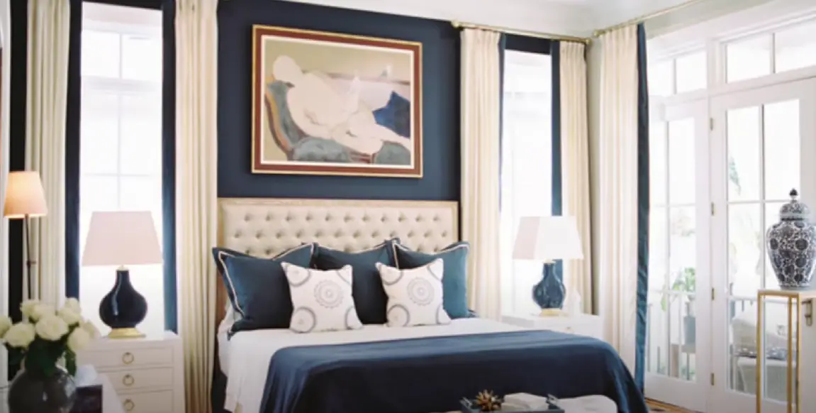 Navy Blue Headboard Bedroom Ideas HomeProfy