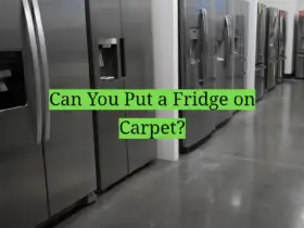 Can You Put a Fridge on Carpet?