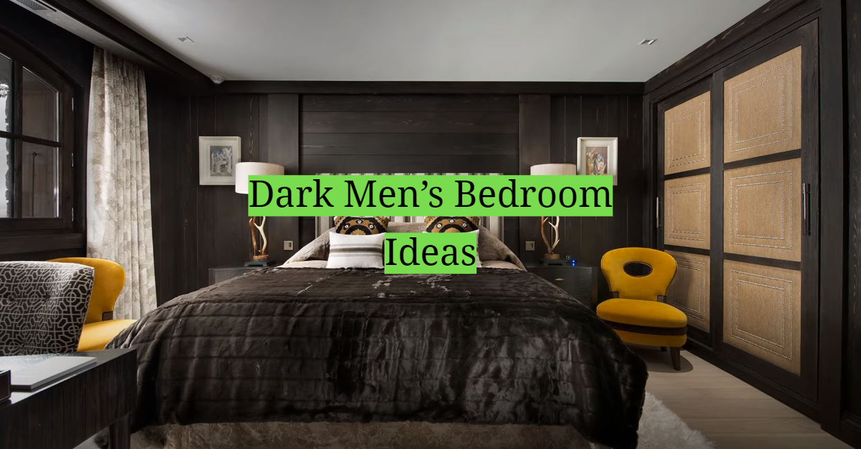 Dark Men’s Bedroom Ideas