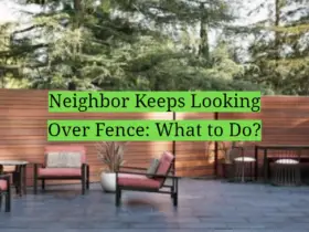 Neighbor Keeps Looking Over Fence: What to Do?