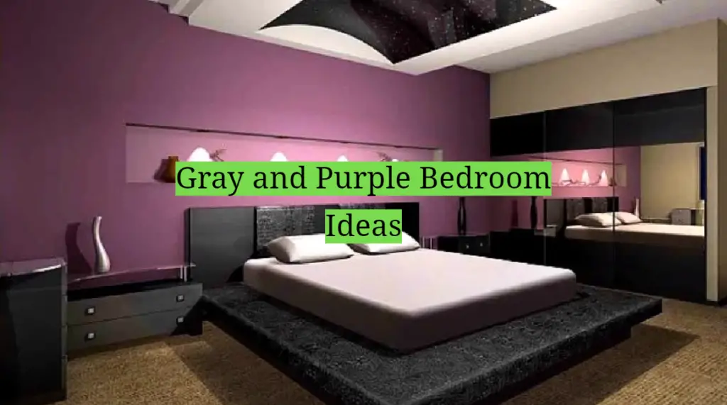 Gray and Purple Bedroom Ideas HomeProfy