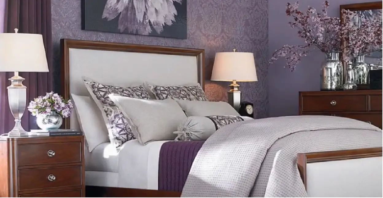 Gray And Purple Bedroom Ideas
